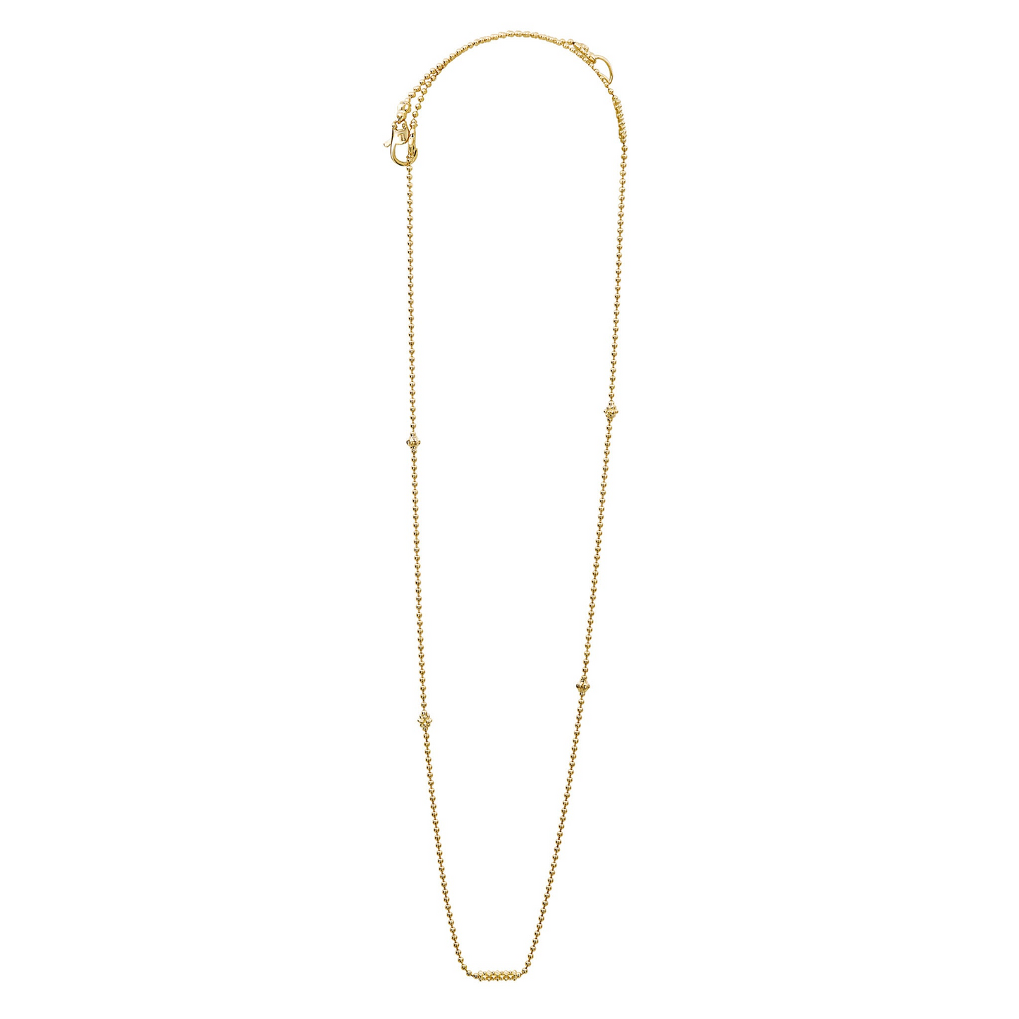 Lagos Caviar Beaded Necklace in 18k Gold