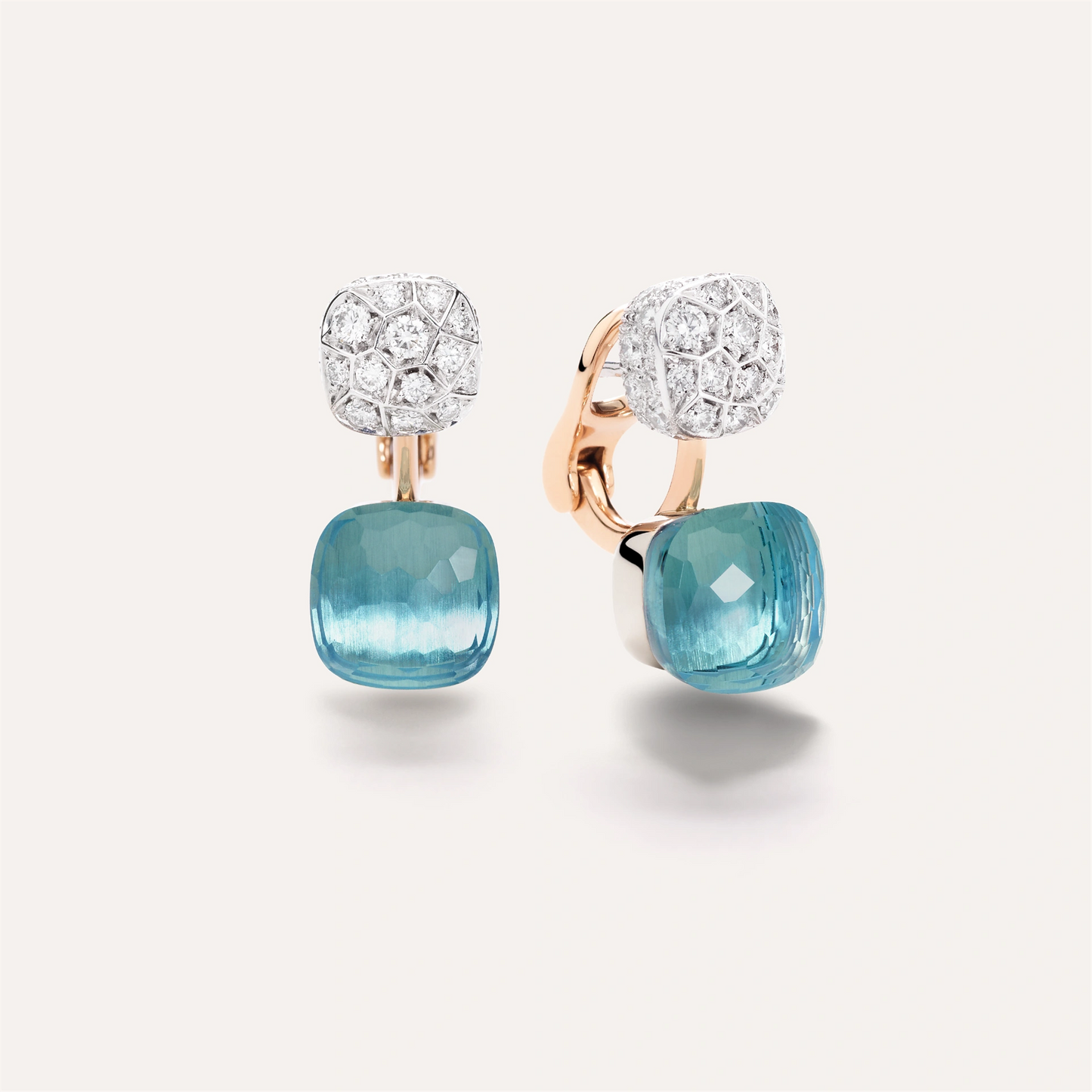 Pomellato Nudo Topaz and Diamond Earrings