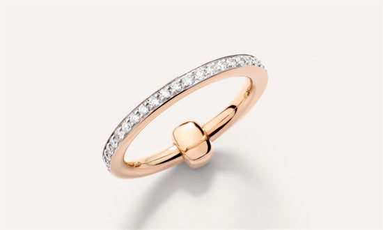 Pomellato Together Diamond Ring in 18k Rose Gold