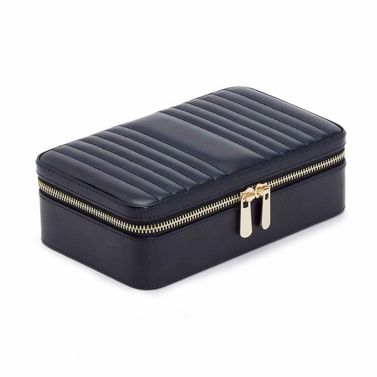 WOLF Maria Medium Zip Case in Navy