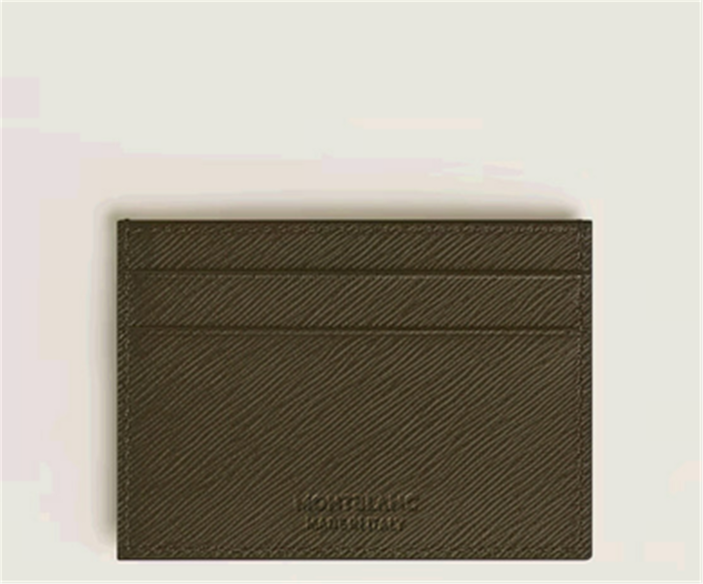 Montblanc Card Holder 5cc in Sartorial Leather - Khaki