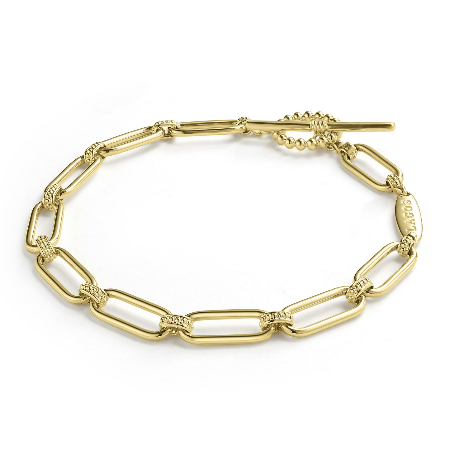 Lagos 18k Gold Petite Link Bracelet