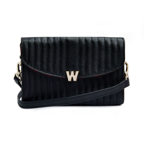 WOLF Mimi Crossbody Bag with Wristlet in Black