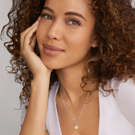 Lagos Two-Tone Diamond Pendant Necklace