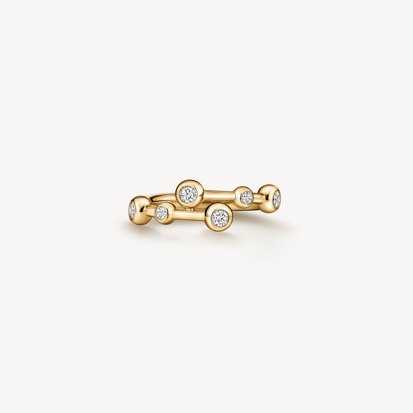 Hearts On Fire Dream Bypass Ring in 18k Yellow Gold
