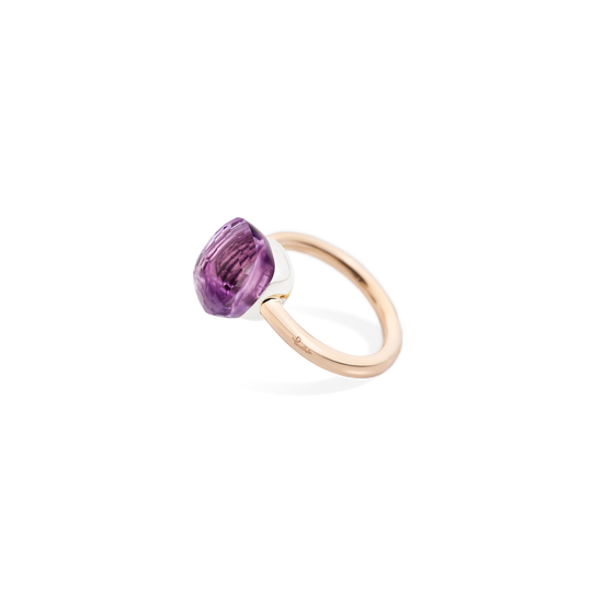 Pomellato Nudo Classic Amethyst Ring in 18k Rose Gold