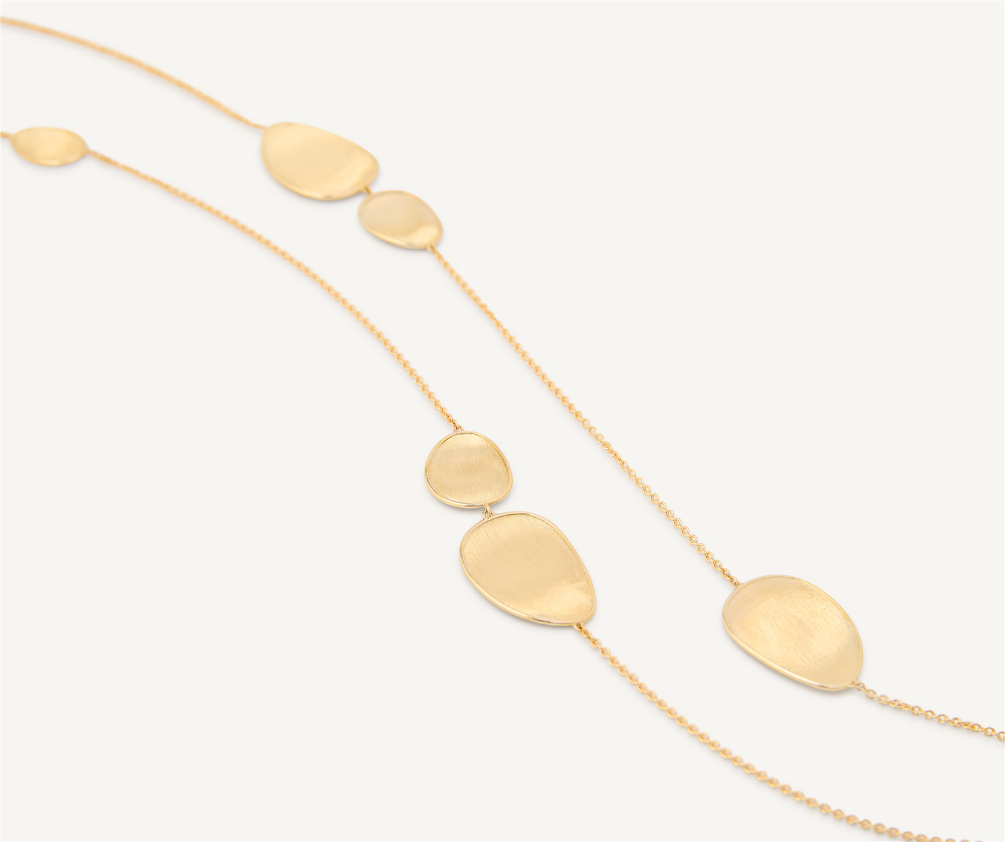 Marco Bicego Lunaria 18k Gold 36" Scattered Petal Long Necklace