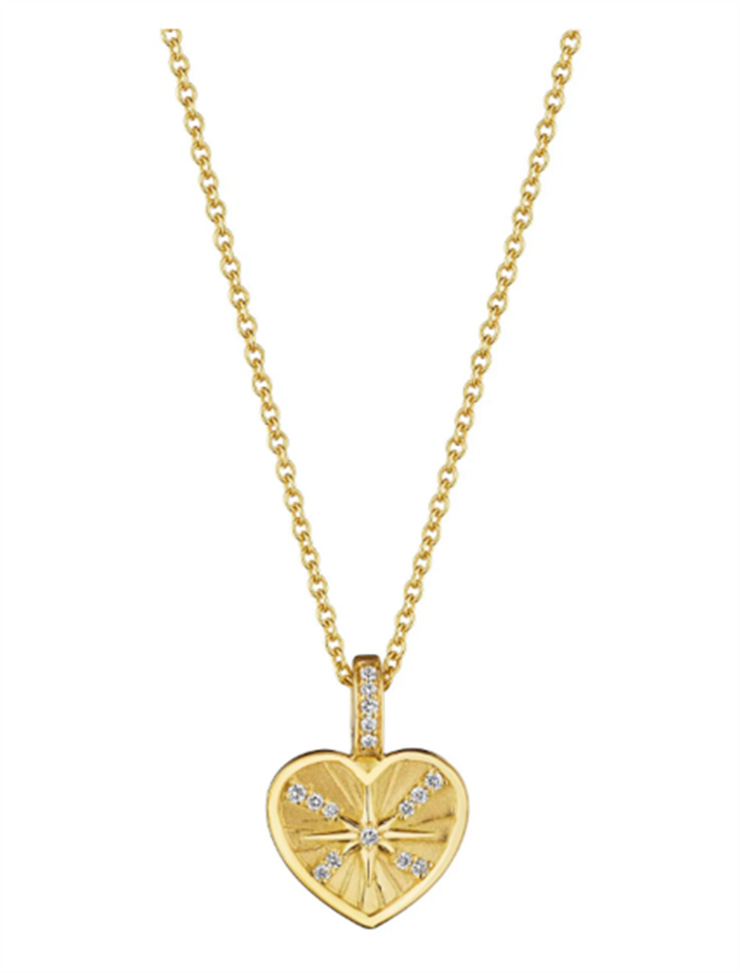 Penny Preville Petite Penny Heart Starburst Necklace
