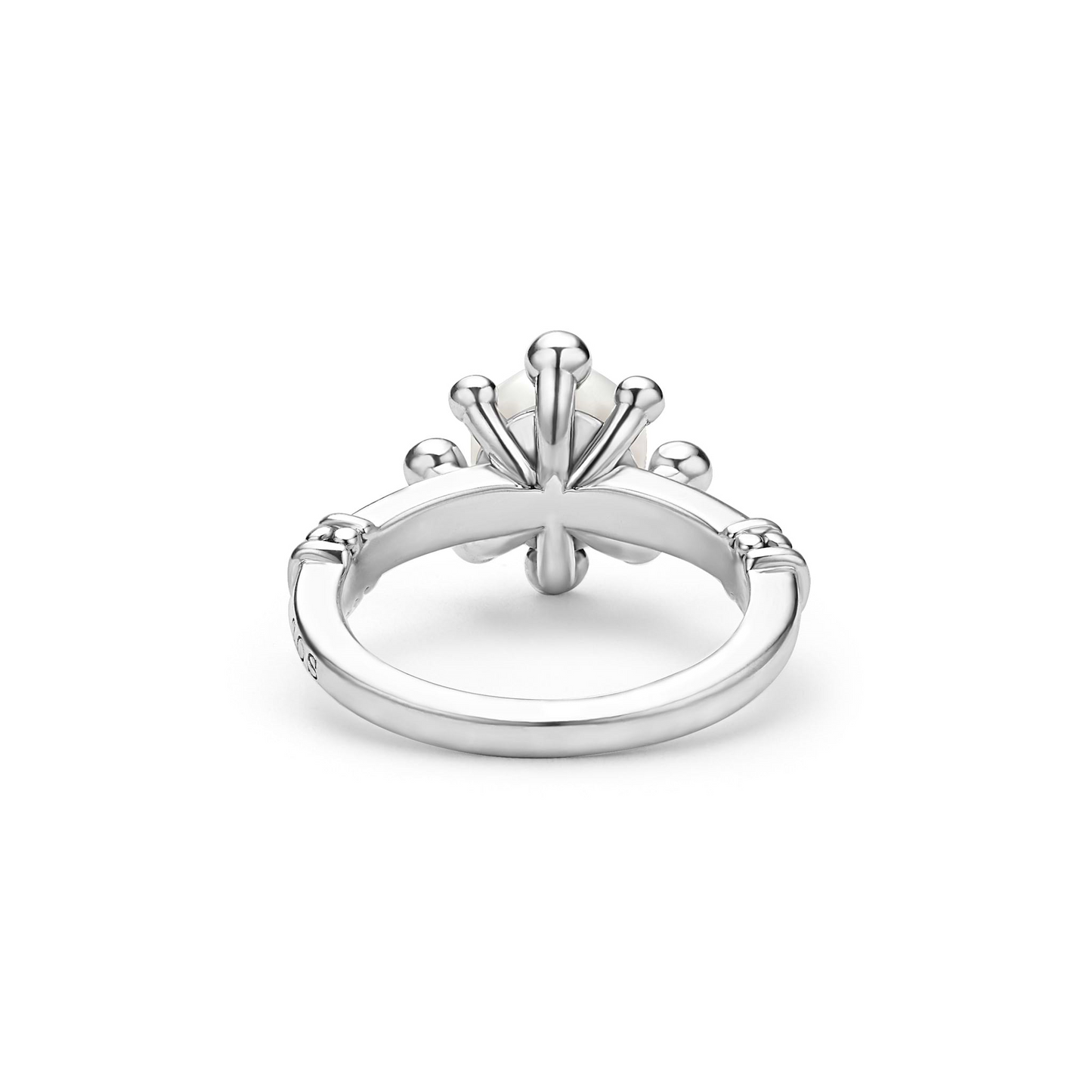 Lagos Fleur Pearl Ring in Sterling Silver