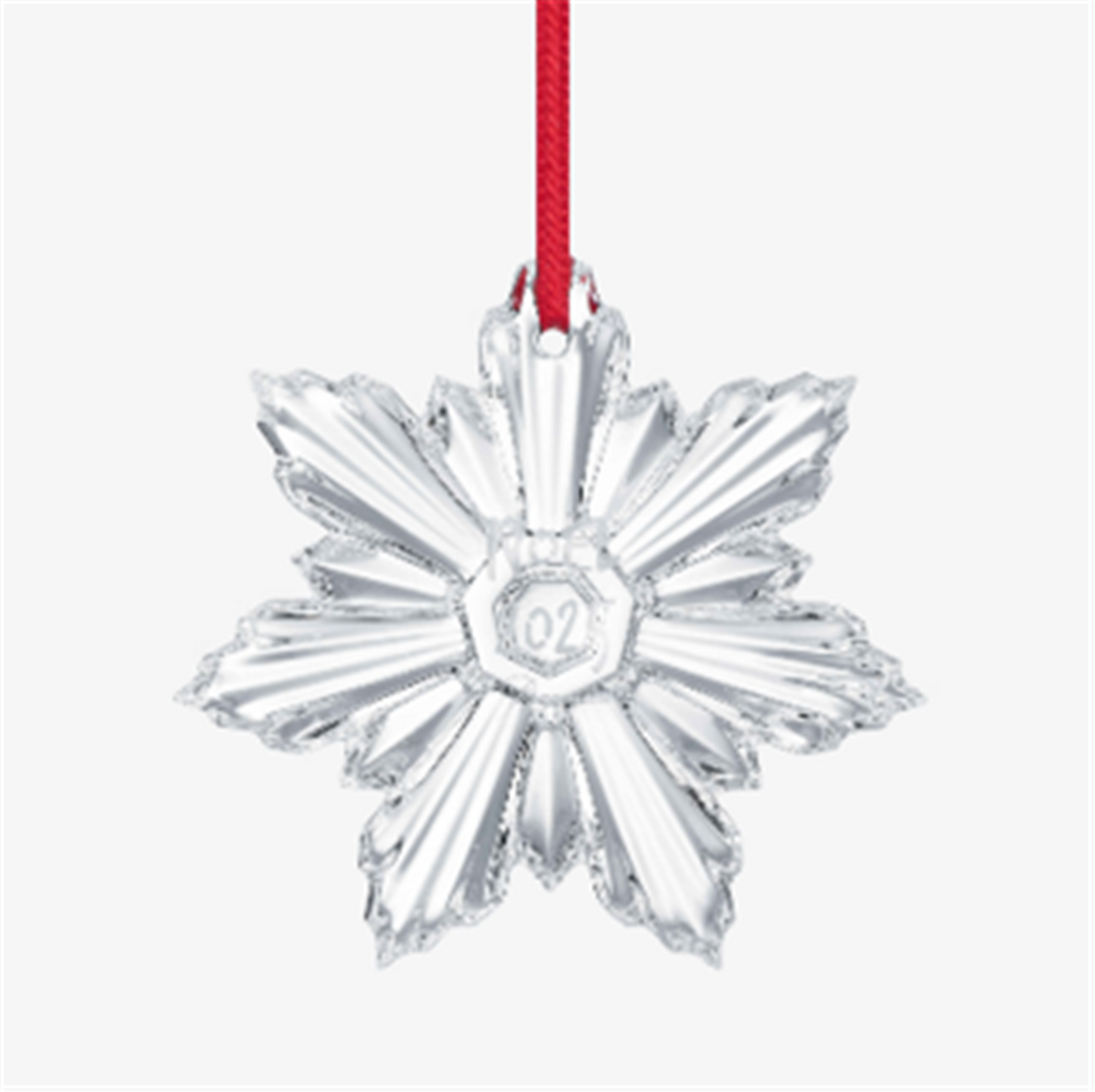 Baccarat Noel Annual Ornament Palmette 2025 in Clear