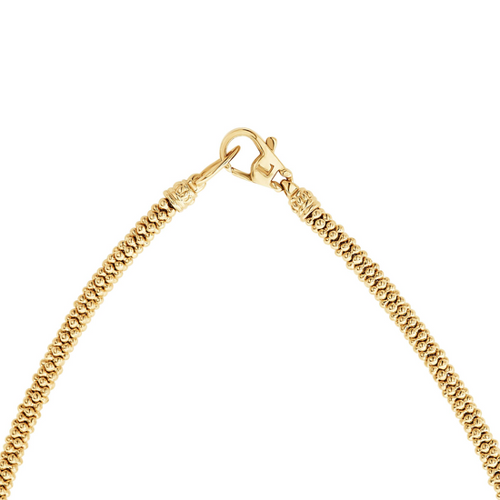 Lagos Gold Caviar Necklace in 18k Gold