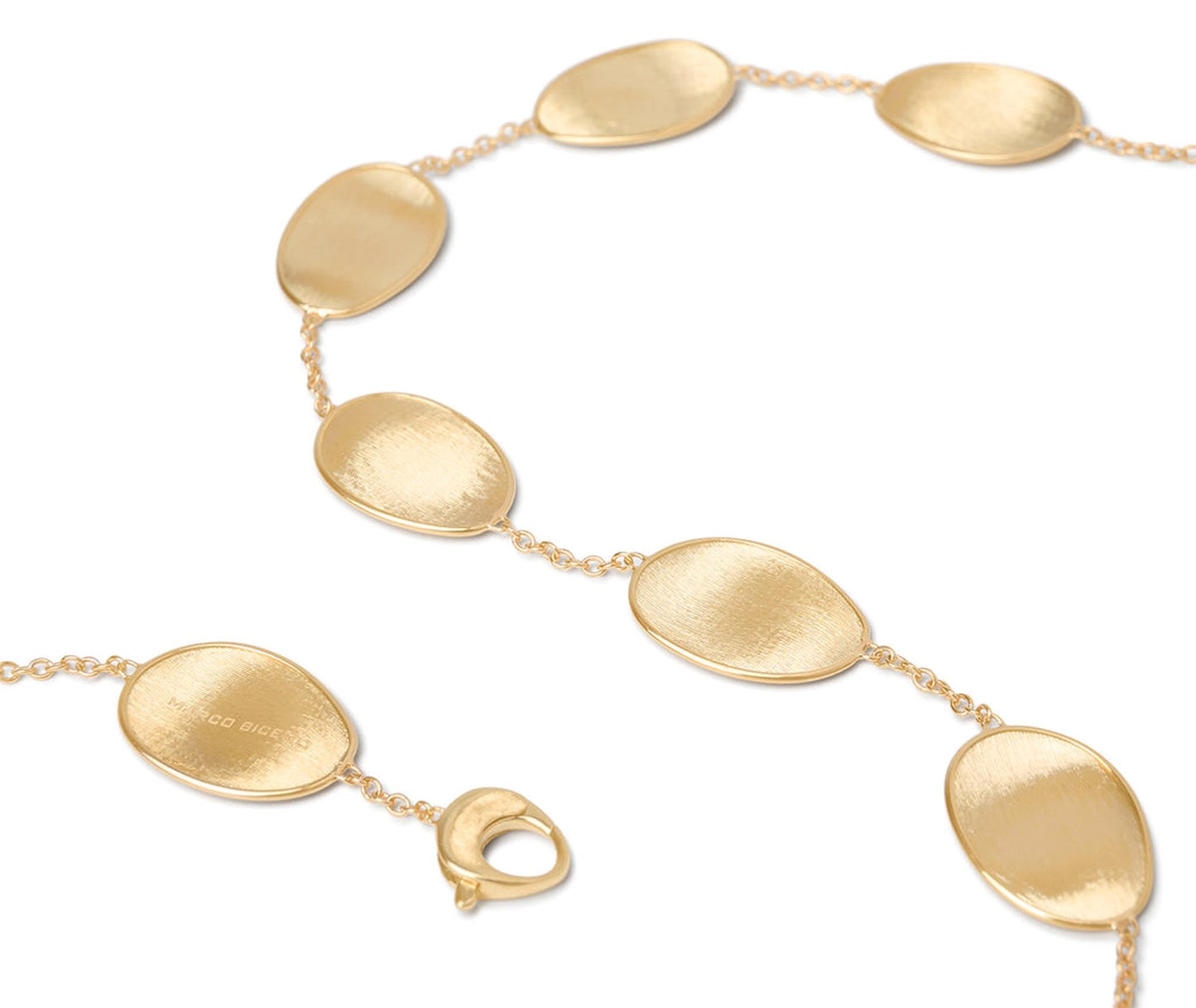 Marco Bicego Lunaria Gold Petal Single Strand Necklace