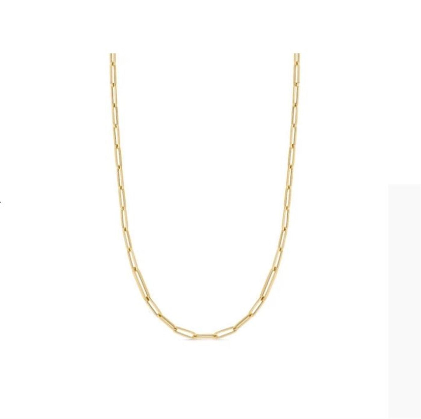 Roberto Coin Desinger Gold Alternating Paperclip Link Chain