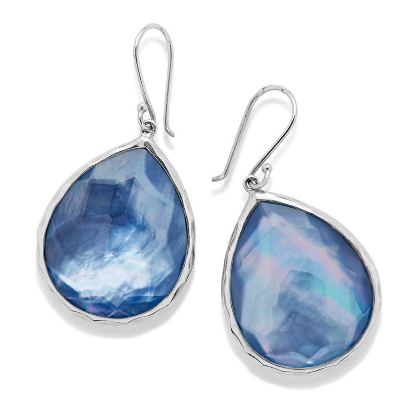 Ippolita Siver, Lapis, & Mother-of-Pearl Large Teardrop Earrings