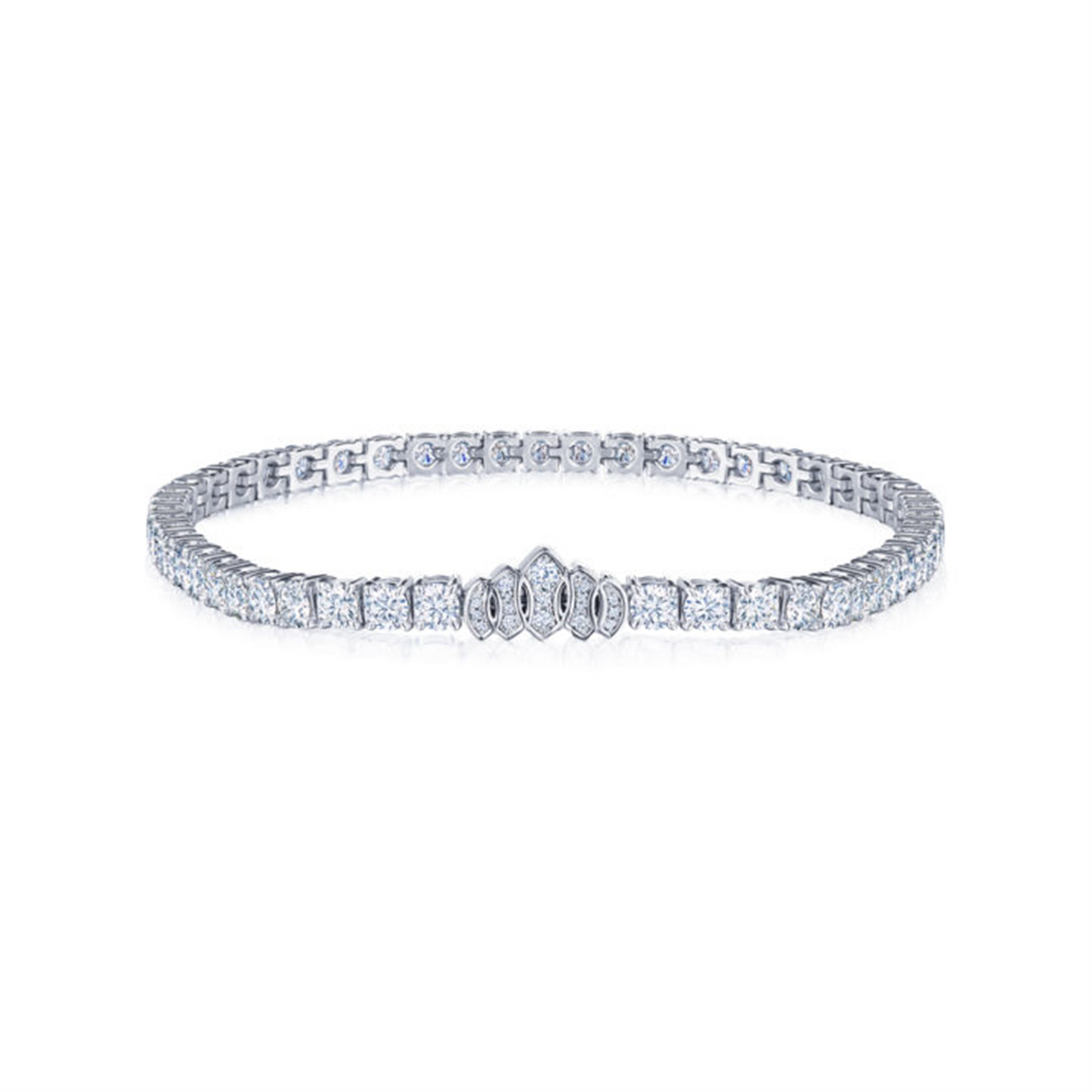 Kwiat 2ct Platinum Riviera Tiara Line Diamond Bracelet