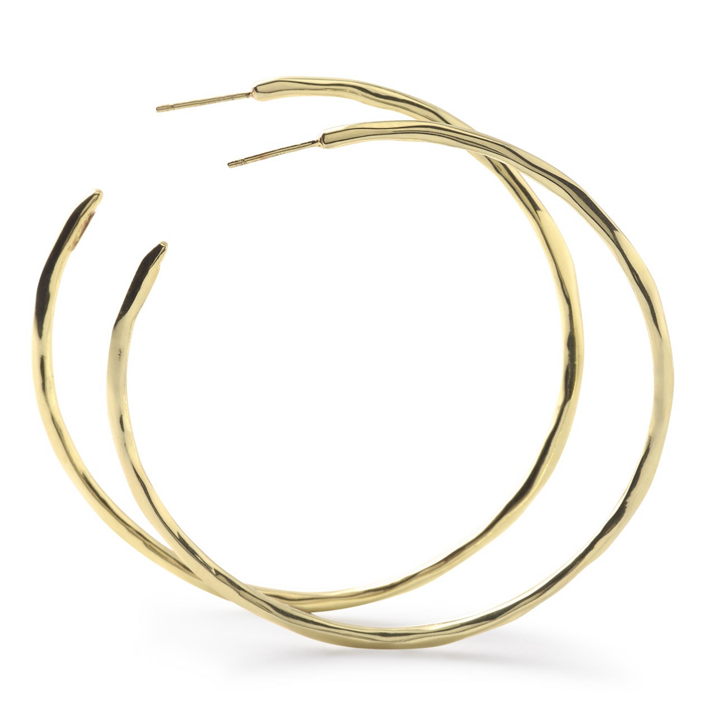 Ippolita Gold Large Squiggle Hoop Earrings