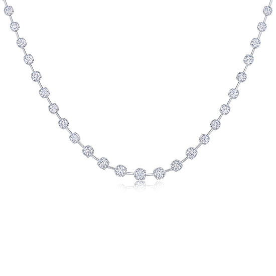 Kwiat Starry Night Partway Riviera Diamond Necklace