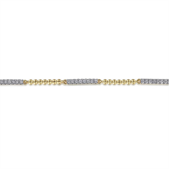 Gabriel & Co. Gold Bujukan Diamond Bracelet