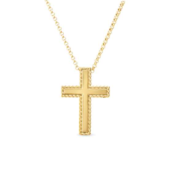 Roberto Coin 18k Gold Princess Cross Necklace