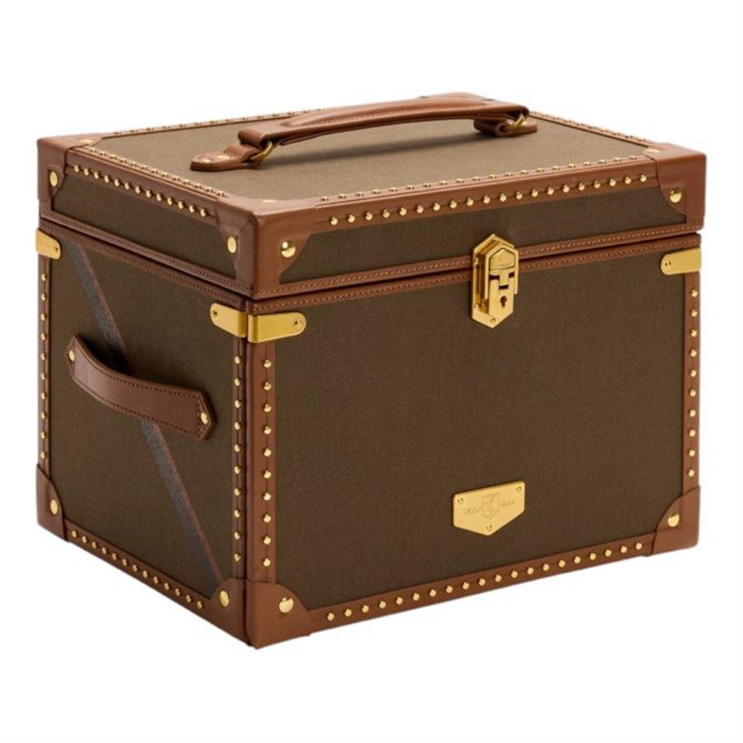 WOLF Ida Trunk Jewelry Box, Khaki