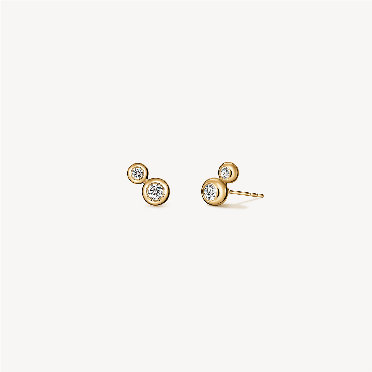 Hearts On Fire Dream Drop Earrings, Small  in 18k Yellow Gold