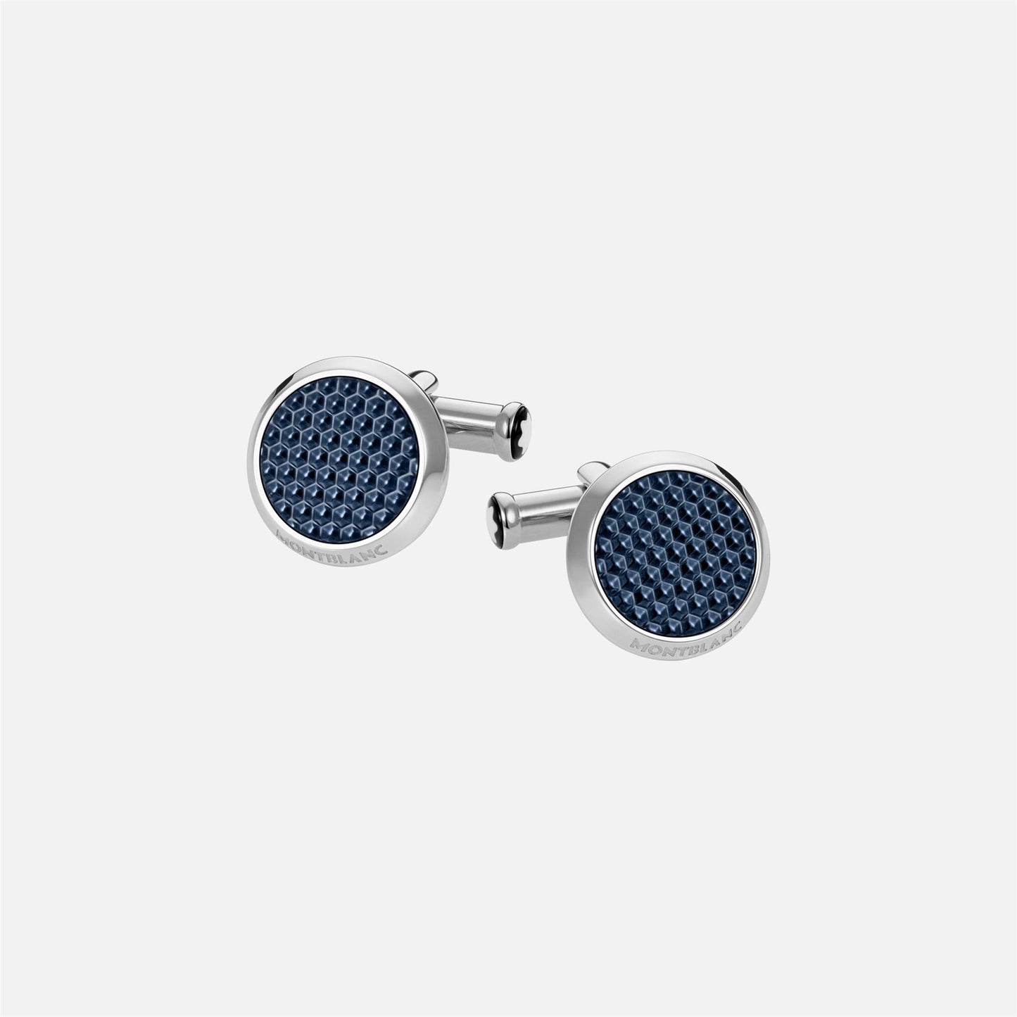 Meisterstuck Blue Lacquer Inlay Cufflinks