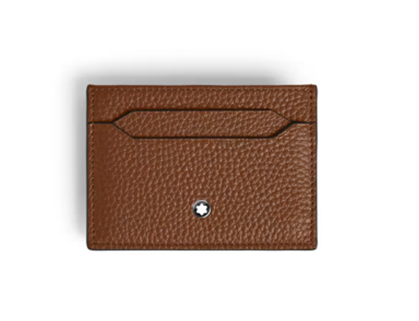 Montblanc 5cc Grain Fauve Leather Card Holder