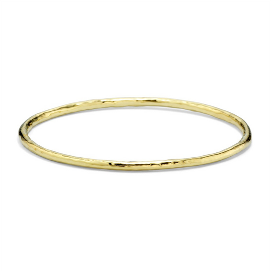 Ippolita Small Hammered Bangle in 18K Gold