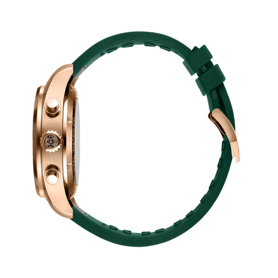 IWC Shaffhausen Pilot's Watch Chronograph 41 in Green & 18k Gold