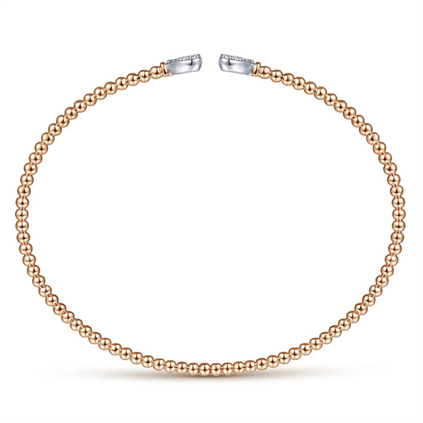 Gabriel & Co.Rose Gold Bujukan Split Cuff Bracelet