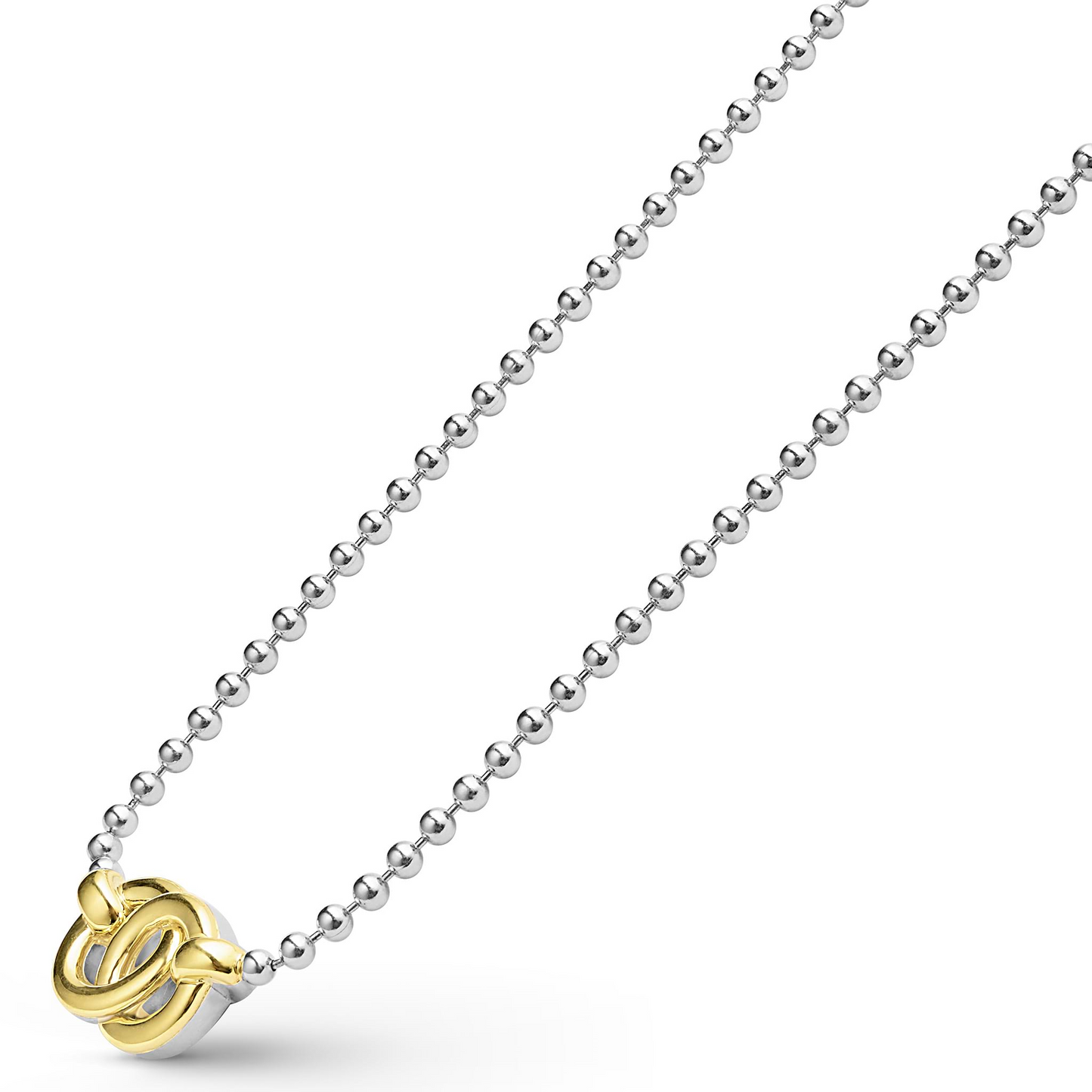 Lagos Two-Tone Interlocking Pendant Necklace