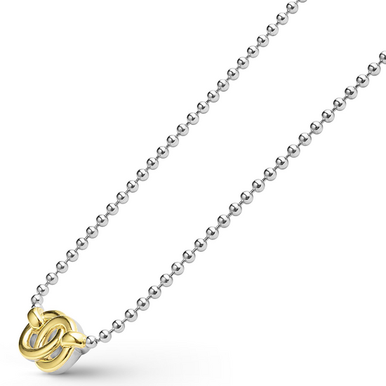 Lagos Two-Tone Interlocking Pendant Necklace