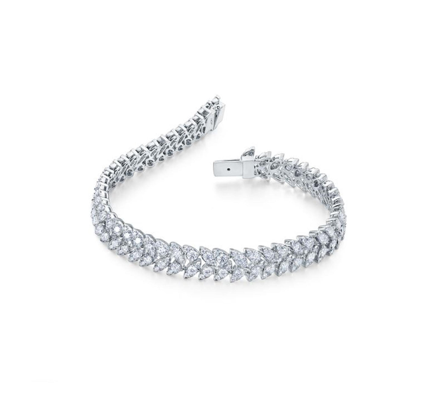 Aerial Dewdrop Double Line Bracelet