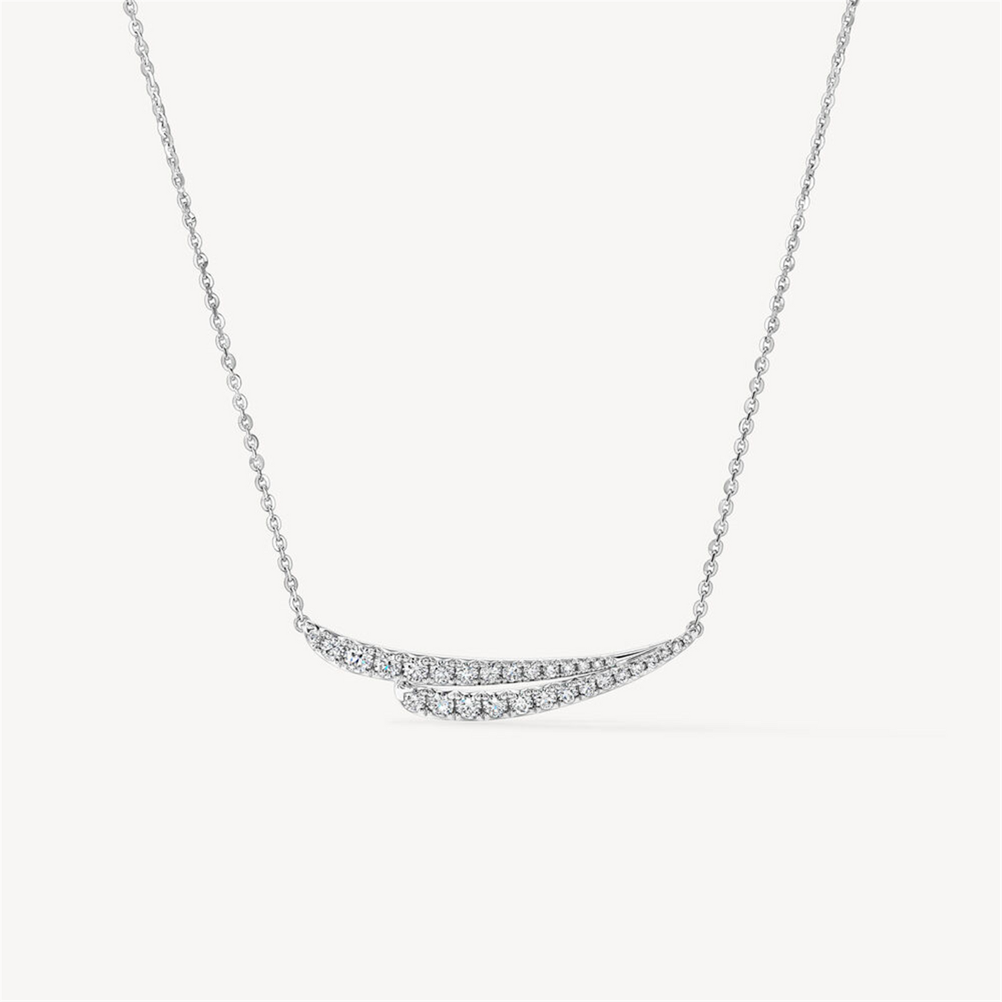 Hearts on Fire Vela French Cut Pavé Diamond Pendant Necklace