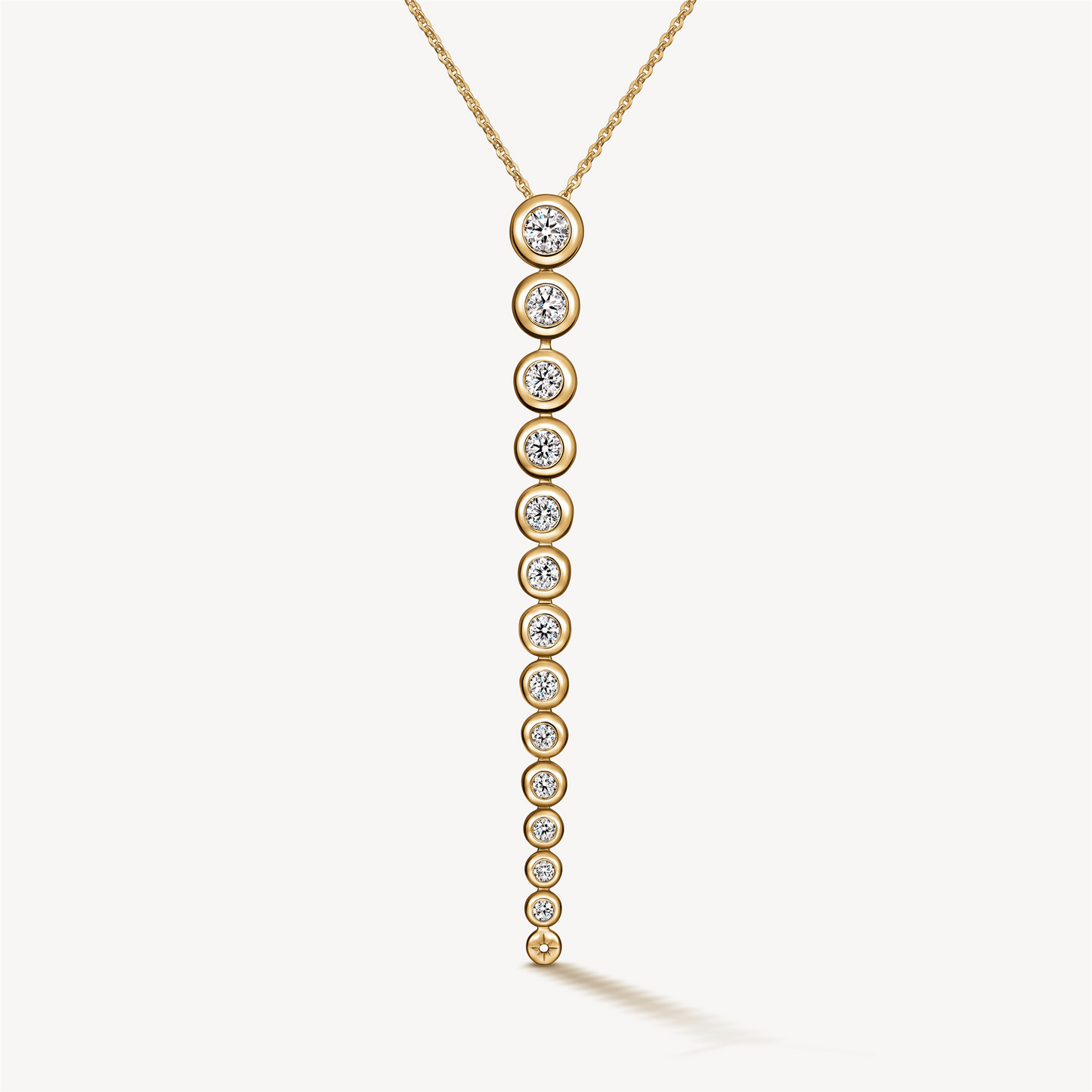 Hearts On Fire Dream Circle Convertible Pendant Necklace in 18k Yellow Gold