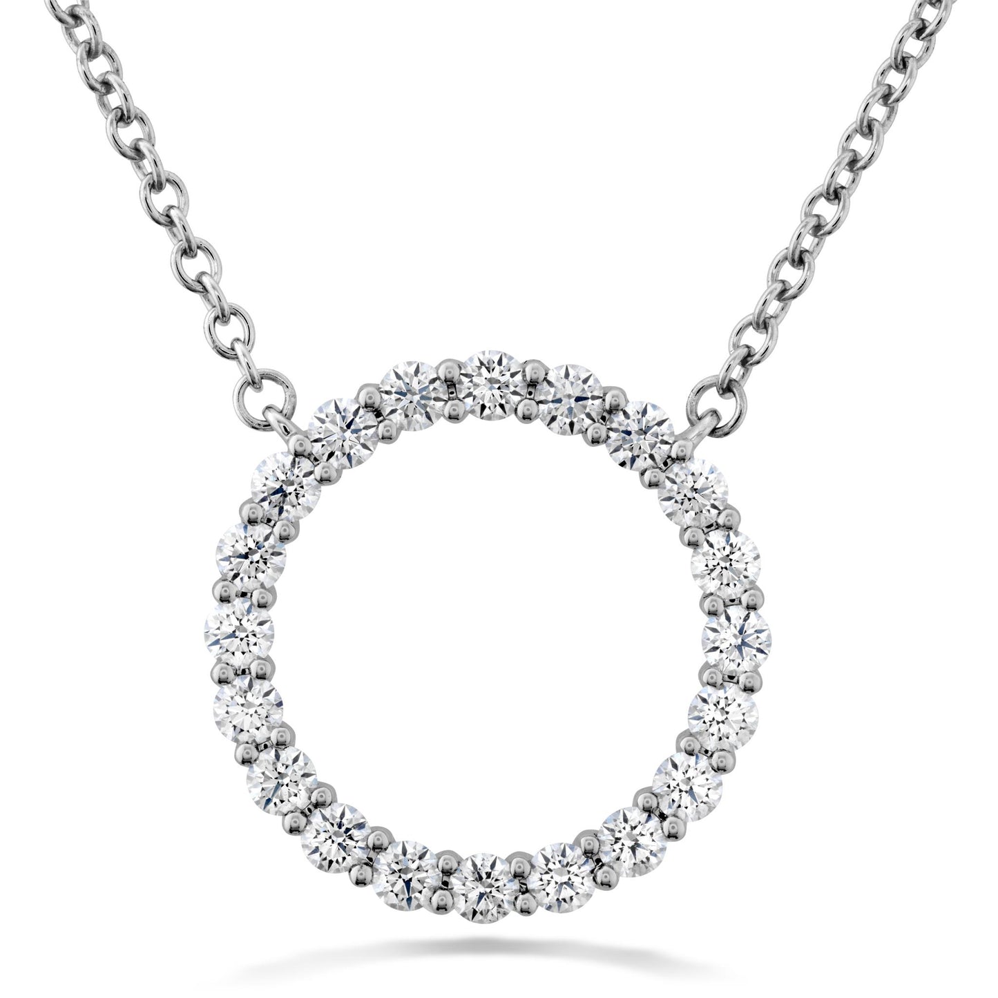 Hearts on Fire Signature Diamond Circle Pendant - Medium