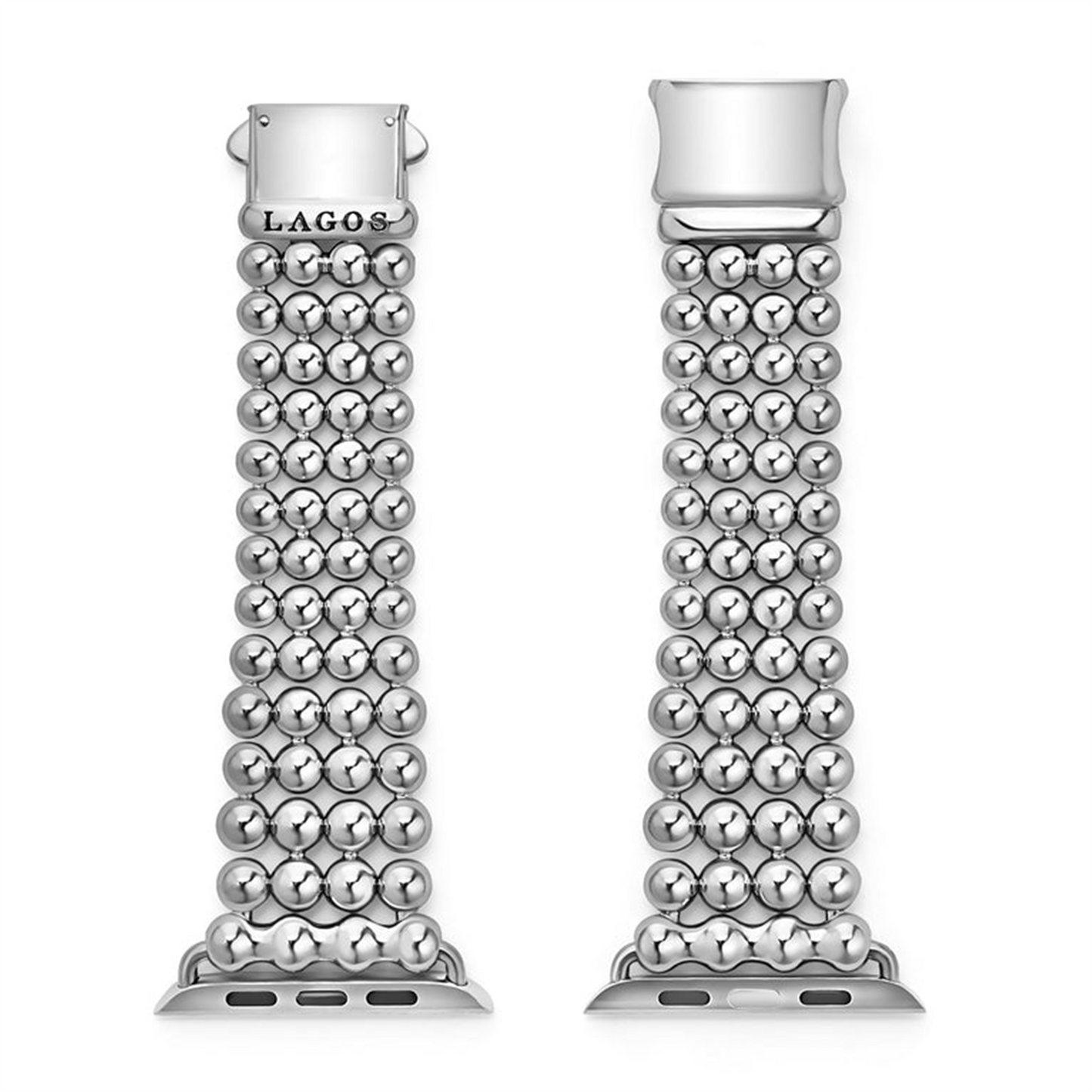 Lagos Stainless Steel Infinite Caviar Beaded Watch Bracelet - 42mm-49mm