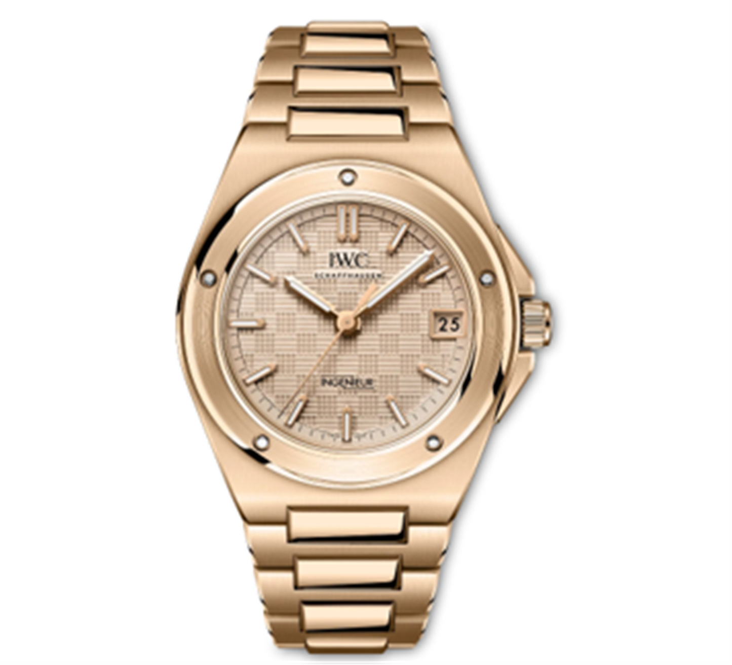 IWC Ingenieur 35mm in 18k Gold with Gold Dial
