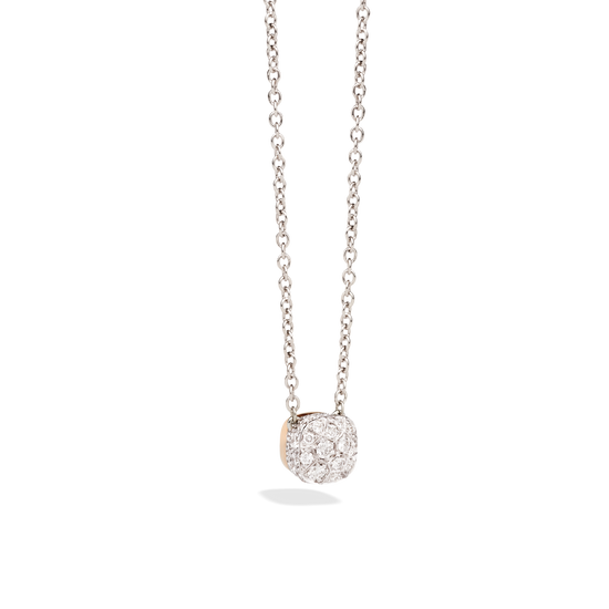 Pomellato Nudo Petit Necklace with Diamond Pendant