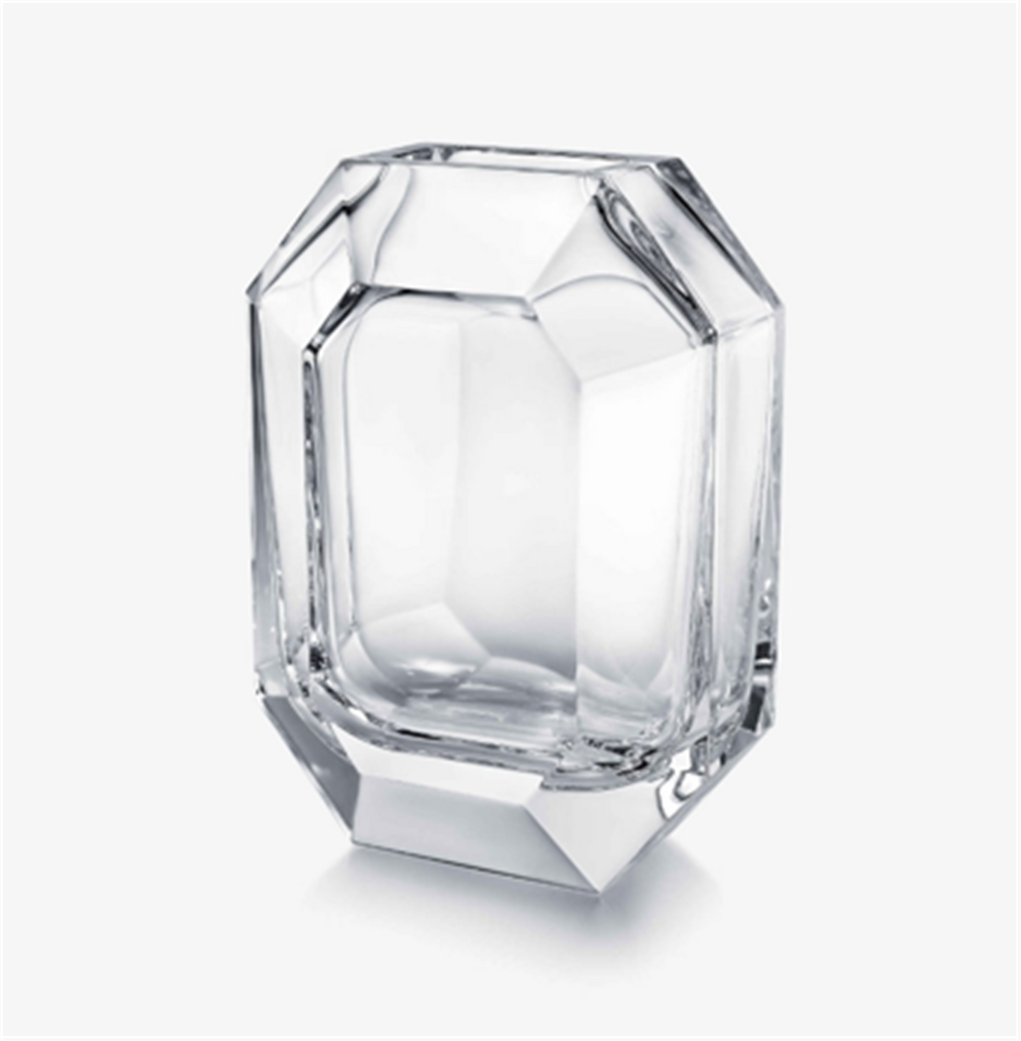 Baccarat Octagone Vase Clear