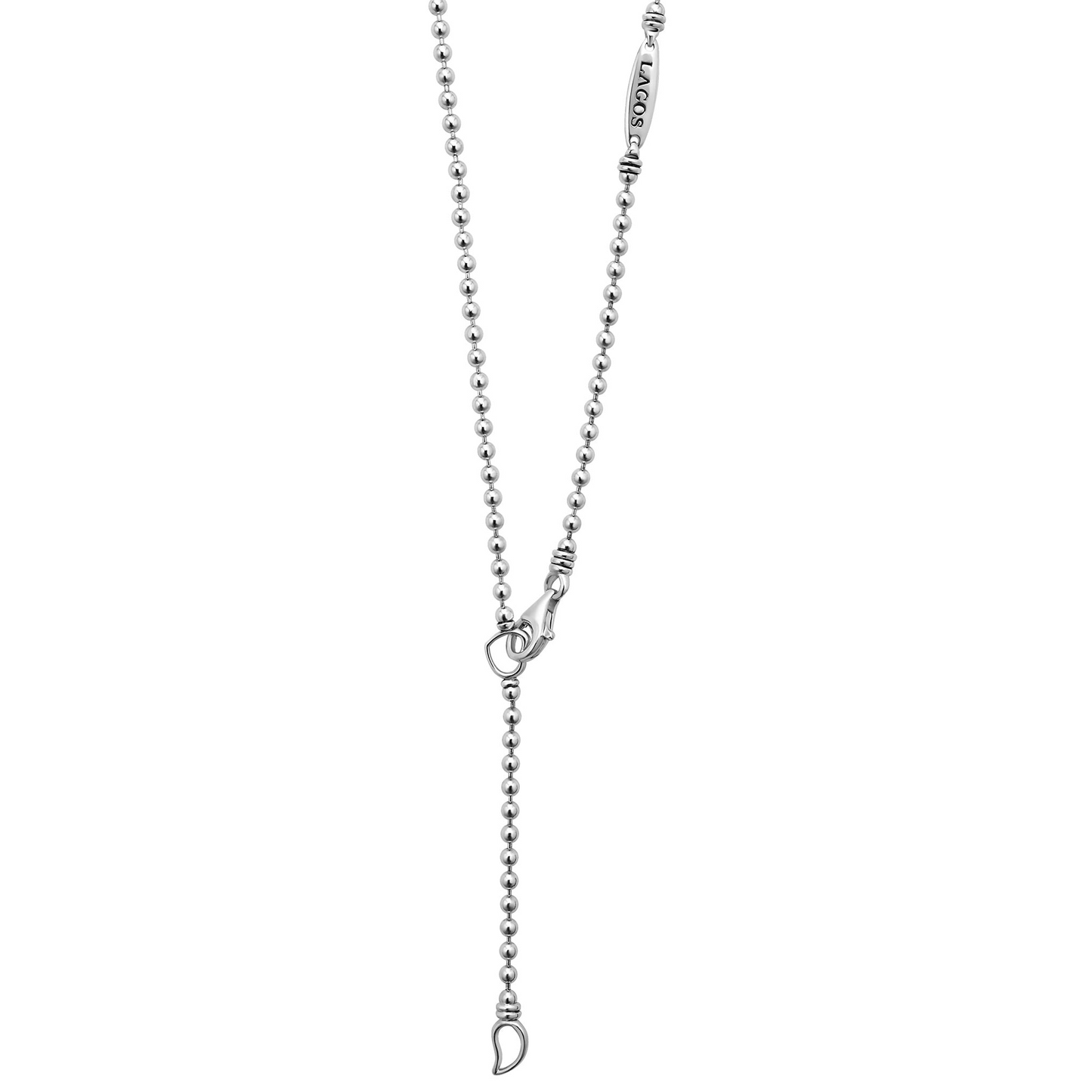 Lagos Large Linear Diamond Pendant Necklace