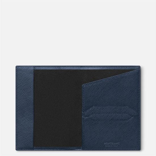 Montblanc Blue Leather Sartorial Passport Holder