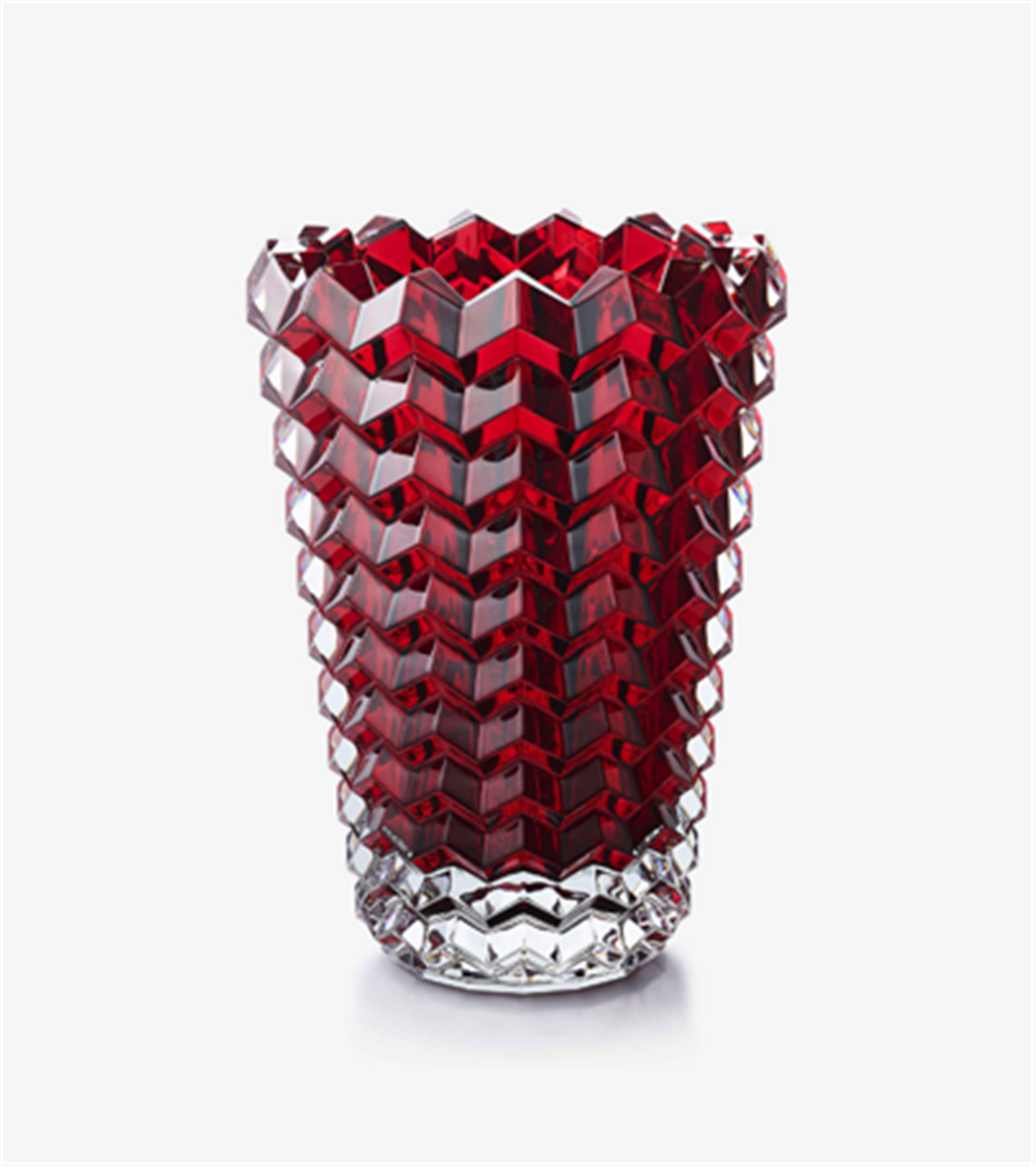 Baccarat Eye II Vase in Red
