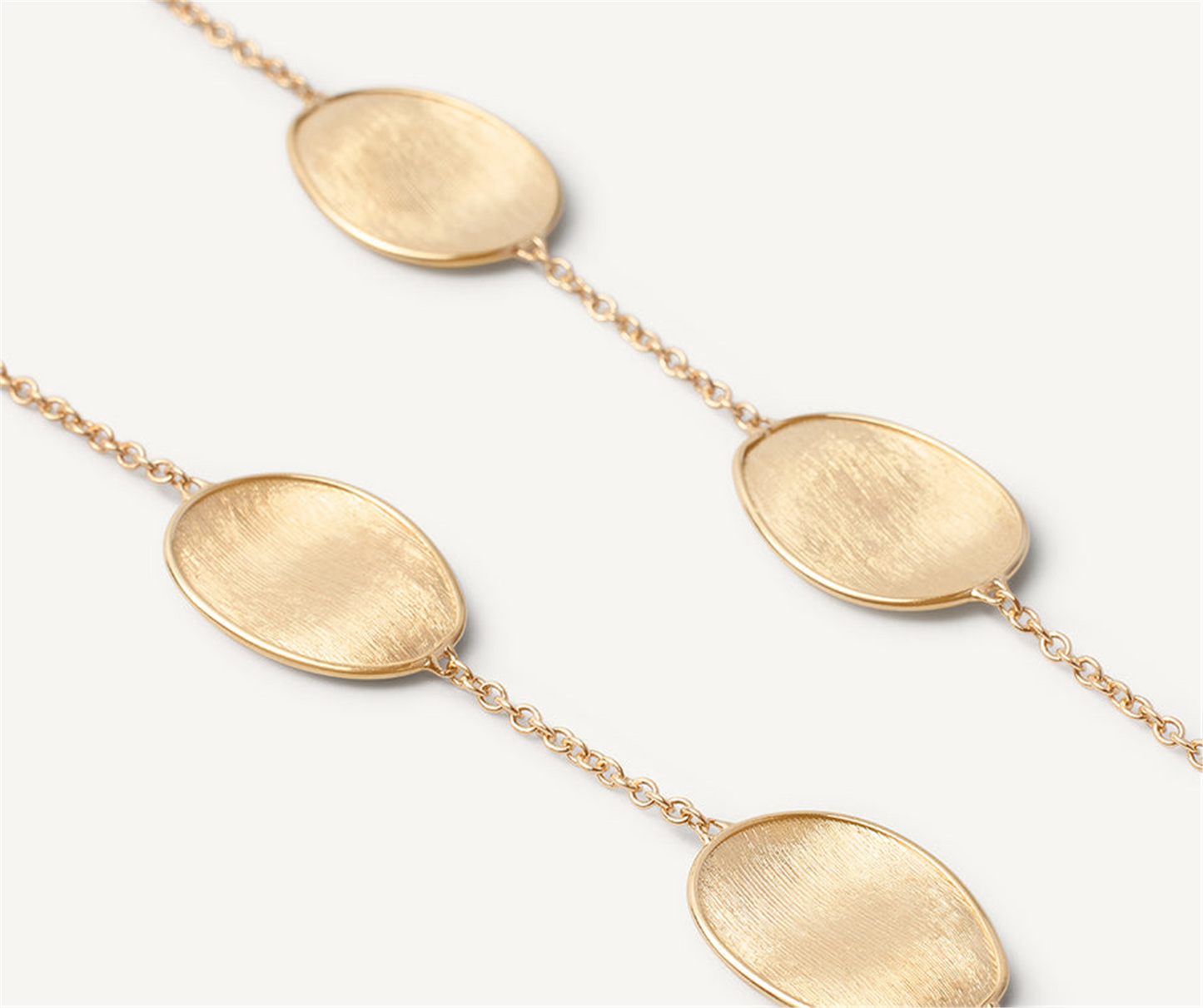 Marco Bicego Lunaria Long Gold Petal Necklace