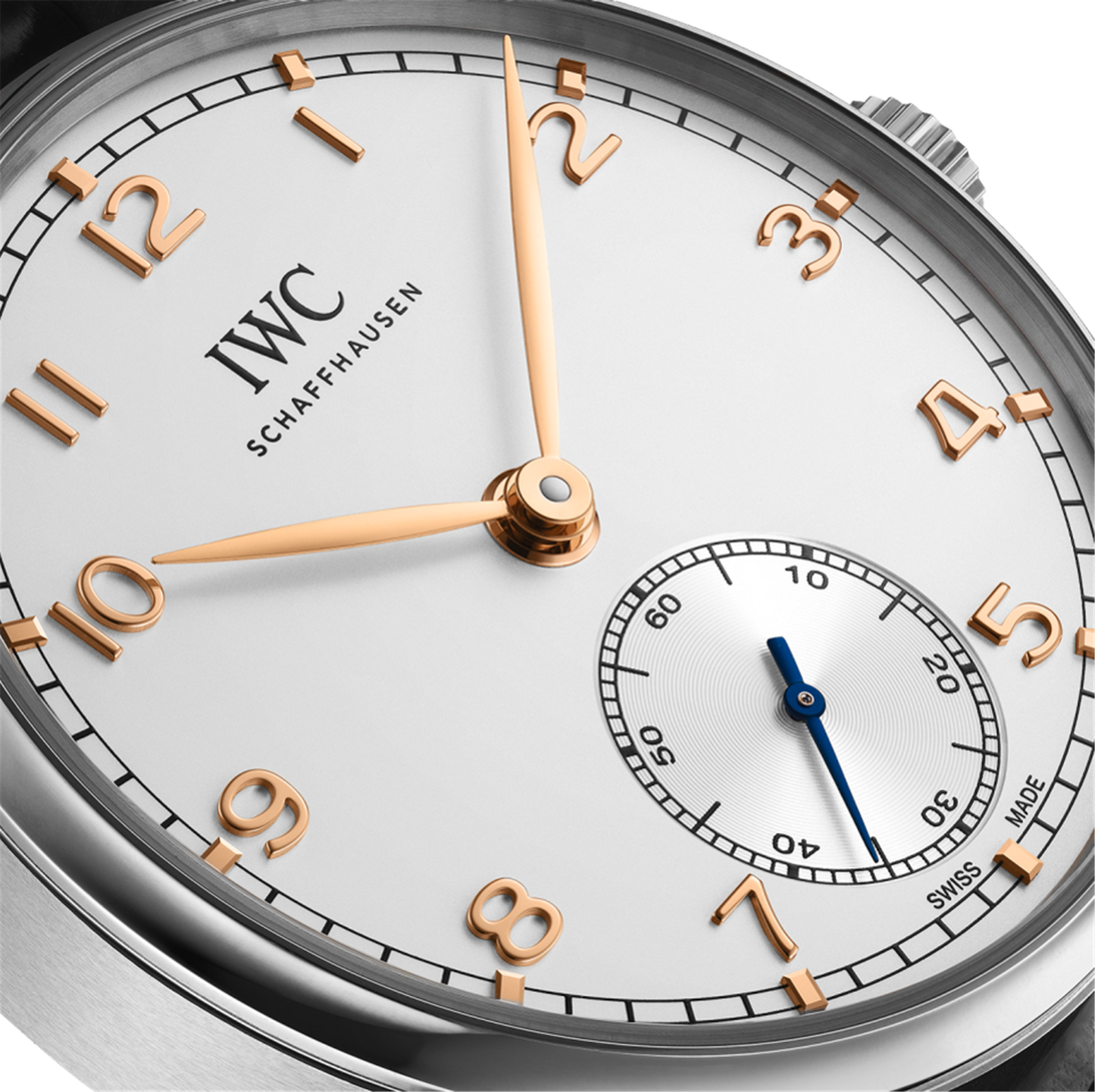 IWC Shaffhausen Portugieser Automatic 40mm w/ Silver Dial & Black Alligator Strap
