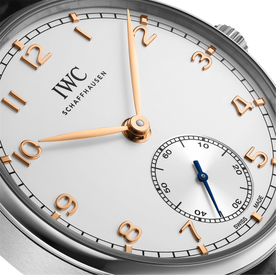IWC Shaffhausen Portugieser Automatic 40mm w/ Silver Dial & Black Alligator Strap