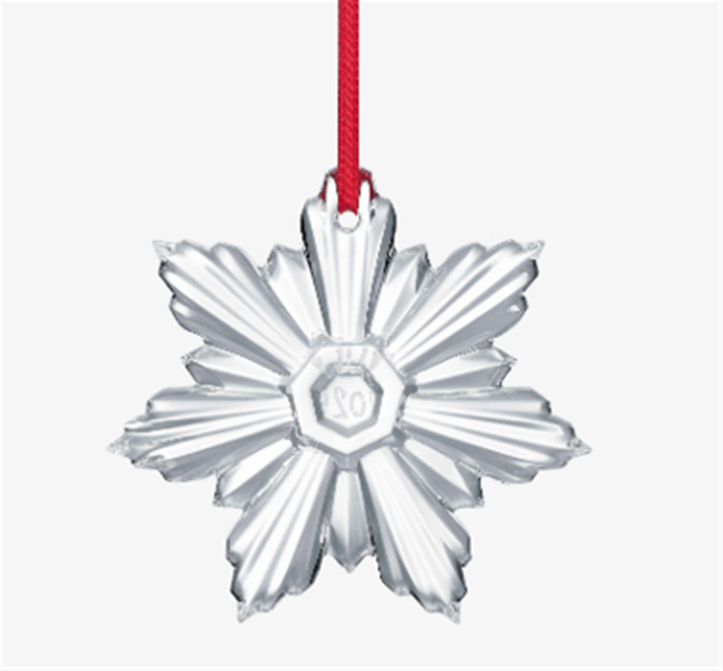 Baccarat Noel Annual Ornament Palmette 2025 in Clear