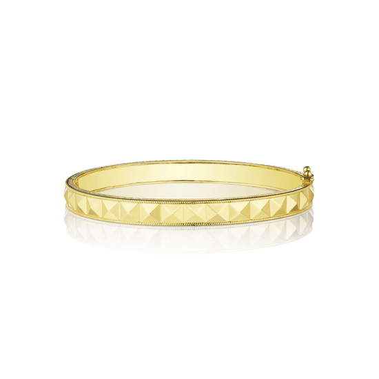 Penny Preville 18k Gold Rockstud Bangle