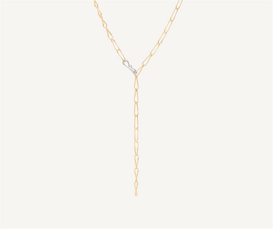 Marco Bicego Twisted Link Diamond Lariat 29.5"