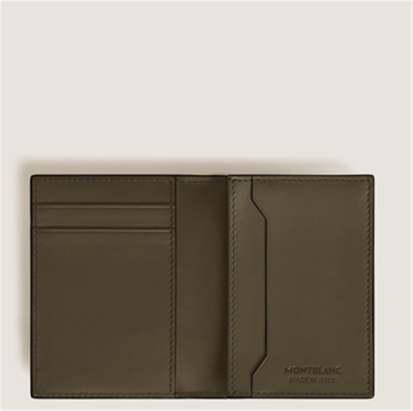 Montblanc 4cc Extreme Leather Card Holder in Khaki